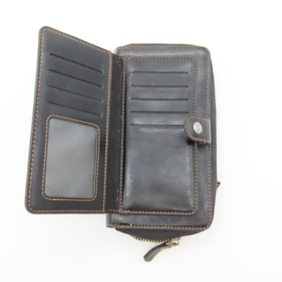 Pola Women's Black Multifunction Leather Wrislet Wallet Cell Case area for Phone - Picture 7 of 8